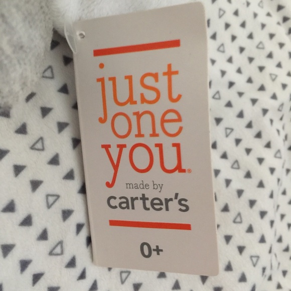 New Carter's Just One You Elephant Triangles Plush Baby Lovey 2018 Style #67520 - Picture 3 of 6